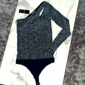 NWT Bebe Glitter Bodysuit Retails $49